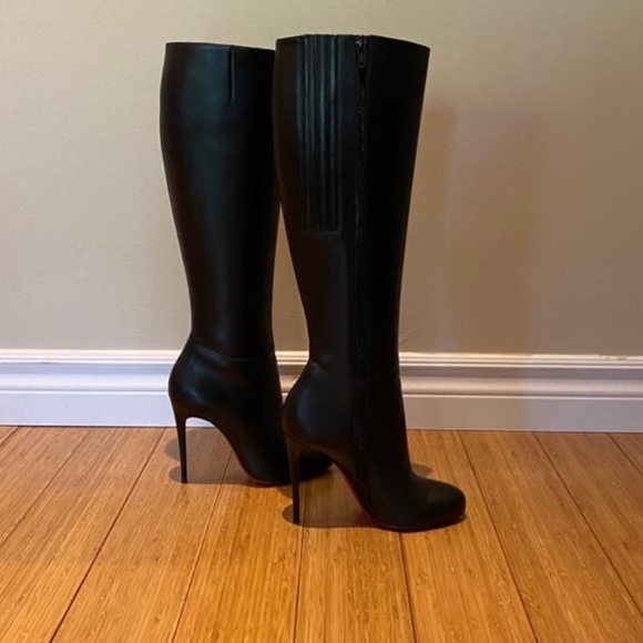 Christian Louboutin Fifi Botta 100 King Calf Boots - Picture 5 of 12